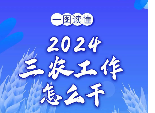 【协会资讯】一图读懂｜2024年三农工作怎么干？